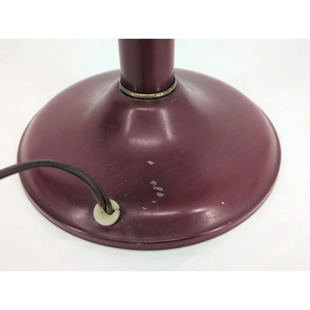 VTG Red Sight Light 1950s Flying Saucer Lamp MCM Mid Century MG Wheeler  Doane